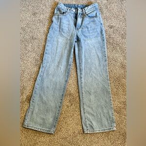 Wide leg jeans